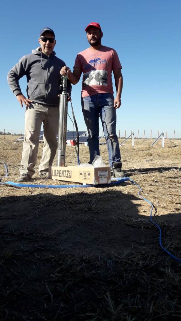 Bombeo solar para planteo ganadero