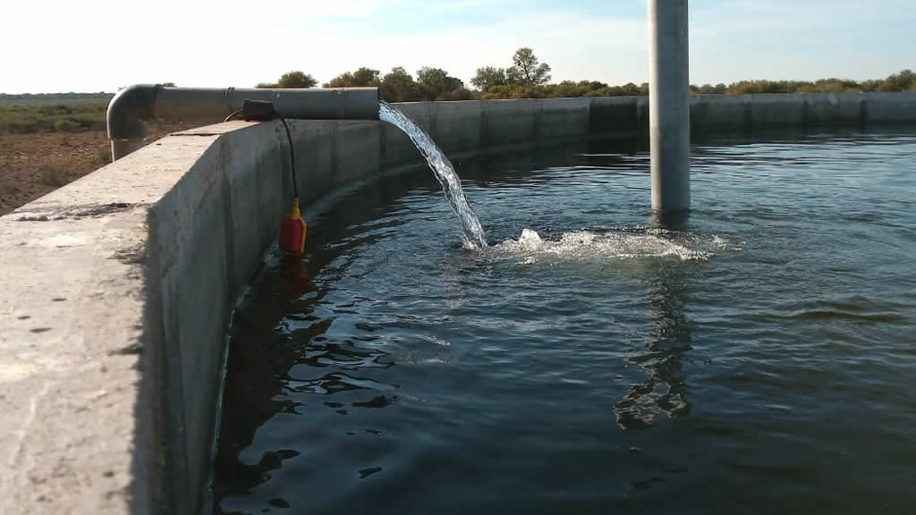 Nueva obra de bombeo solar para provisión de agua en ganadería